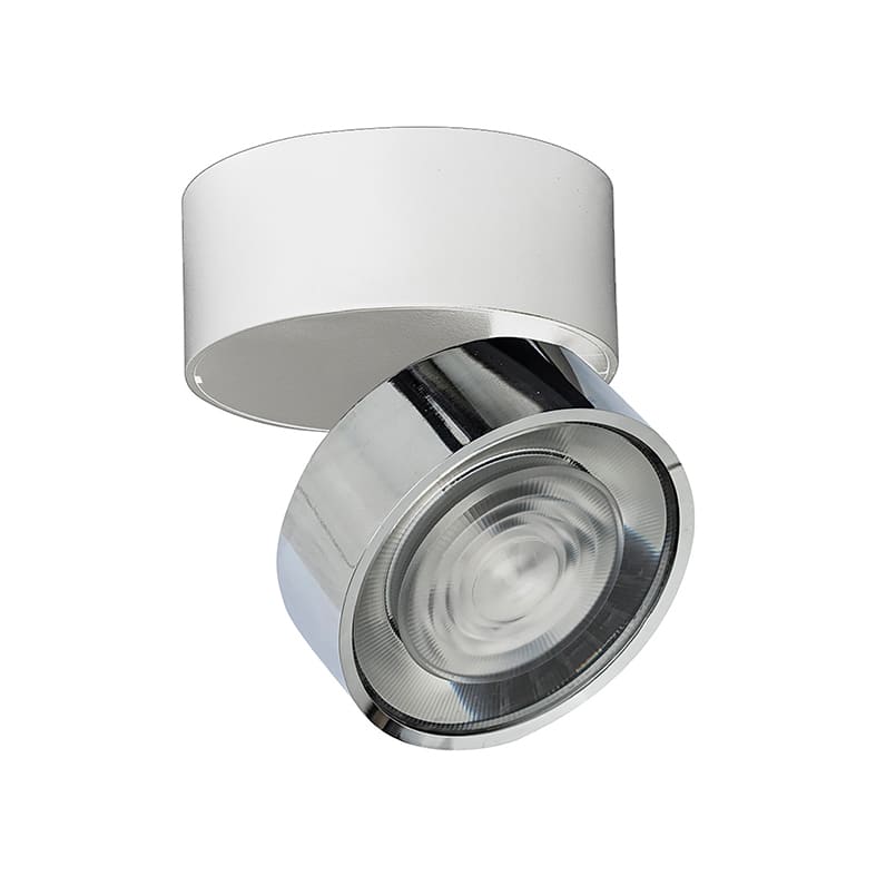 ROSSINI RSSHOL102CR APPLIQUE/PLAFONIERA BIANCO/CROMO LED 13W