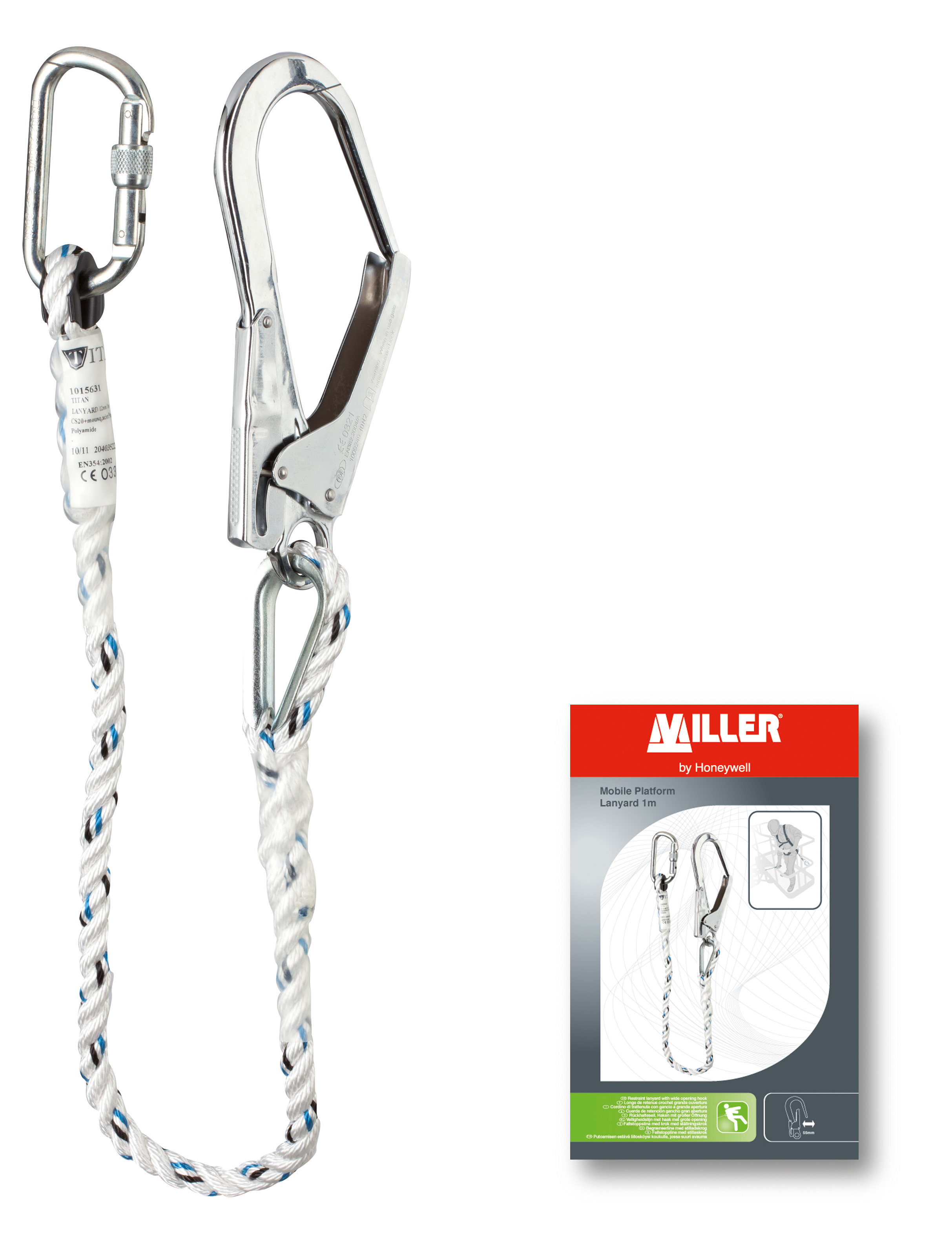 PIP SAFETY ITALIA SR HYE1031453 PSS RESTRAINT ROPE LANYARD 1M MOB.PLATF