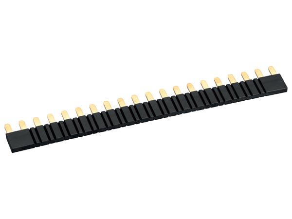 LOVATO - LOVHR1X9020 BARRA ALIMENT. 20 POLI NERA X SLIM HR1