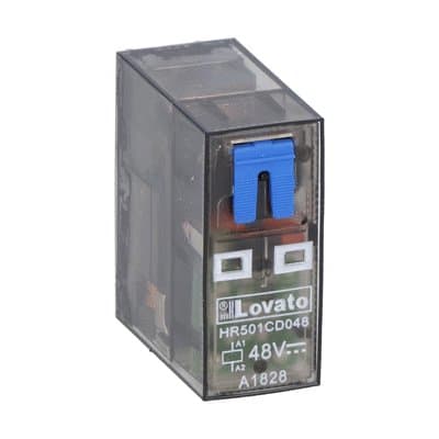 LOVATO - LOVHR501CD048 RELE MINIATURIZZATO 1SC 16A 48VDC +LED