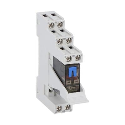LOVATO LOVHRA502CD024K4 RELE 2SC 8A 24VDC,LED + ZOCCOLO