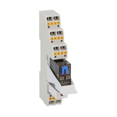 LOVATO LOVHRA502CD024K5 RELE 2SC 8A 24VDC,LED+FILTRO+ZOCC.