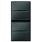 BTICINO - BTIHS4036 Doppeltaster anthrazit