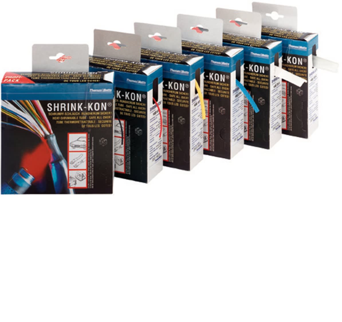 ABB SPA - ABBHSB1000-4 SHRINK-KON HSB 2:1 D25,4 BOX 3,3M YE