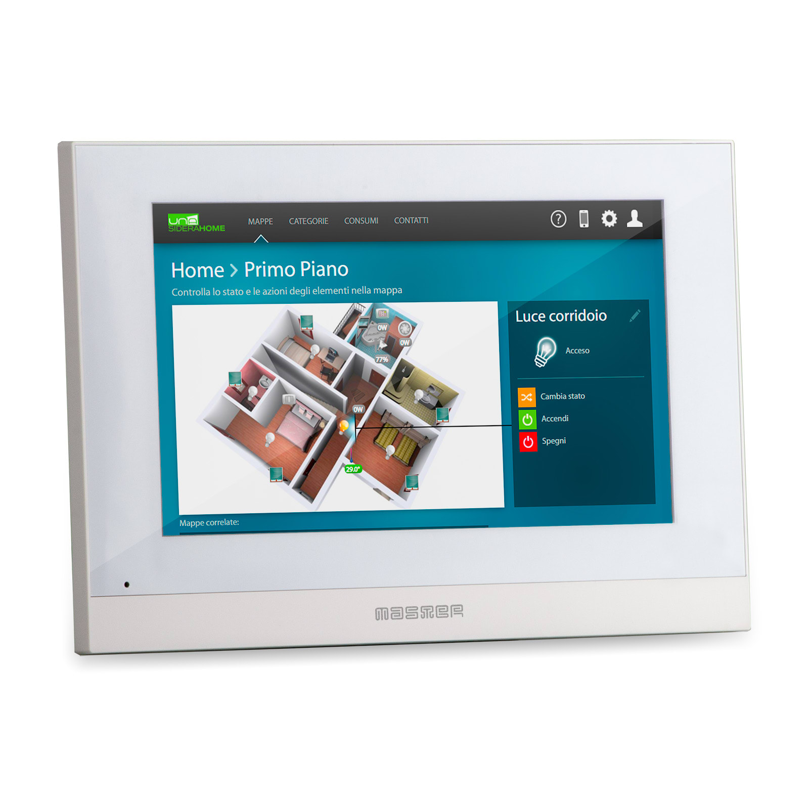 MASTER SRL MSTHT00700 MIMI CONTROLLER TOUCH SCREEN 7