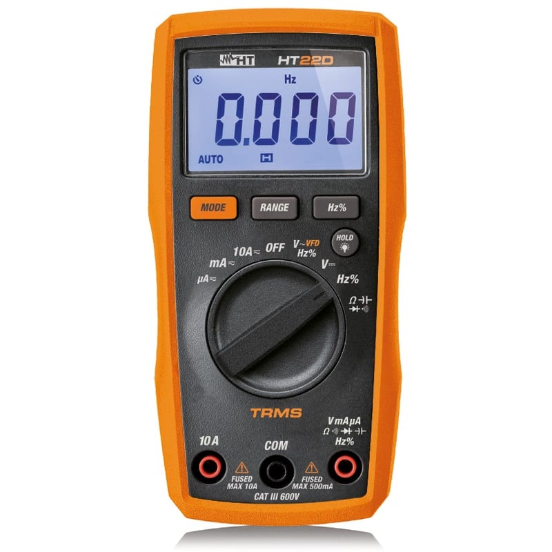 HT ITALIA SRL HTIHR00022D HT22D MULTIM. DIG. CATIII 600V TRMS CON