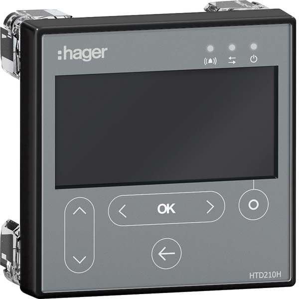 HAGER HAGHTD210H DISPLAY VISUALIZZATORE H3+/HW+ ENERGY