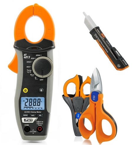 HT ITALIA SRL - HTIHA004013 KITHT4013 PINZA DIGITALE AC/DC 400A CAT