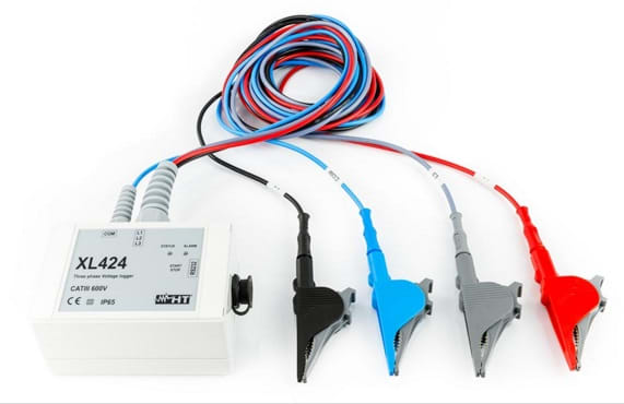 HT ITALIA SRL HTIHV000424 XL424 DATALOGGER DI TENSIONE TRIFASE