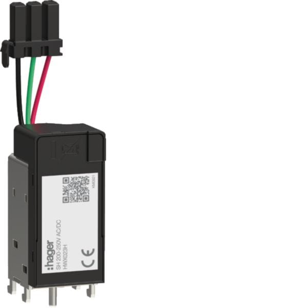 HAGER HAGHWX023H BOBINA APERTURA 200-250V AC/DC HW1/2/4