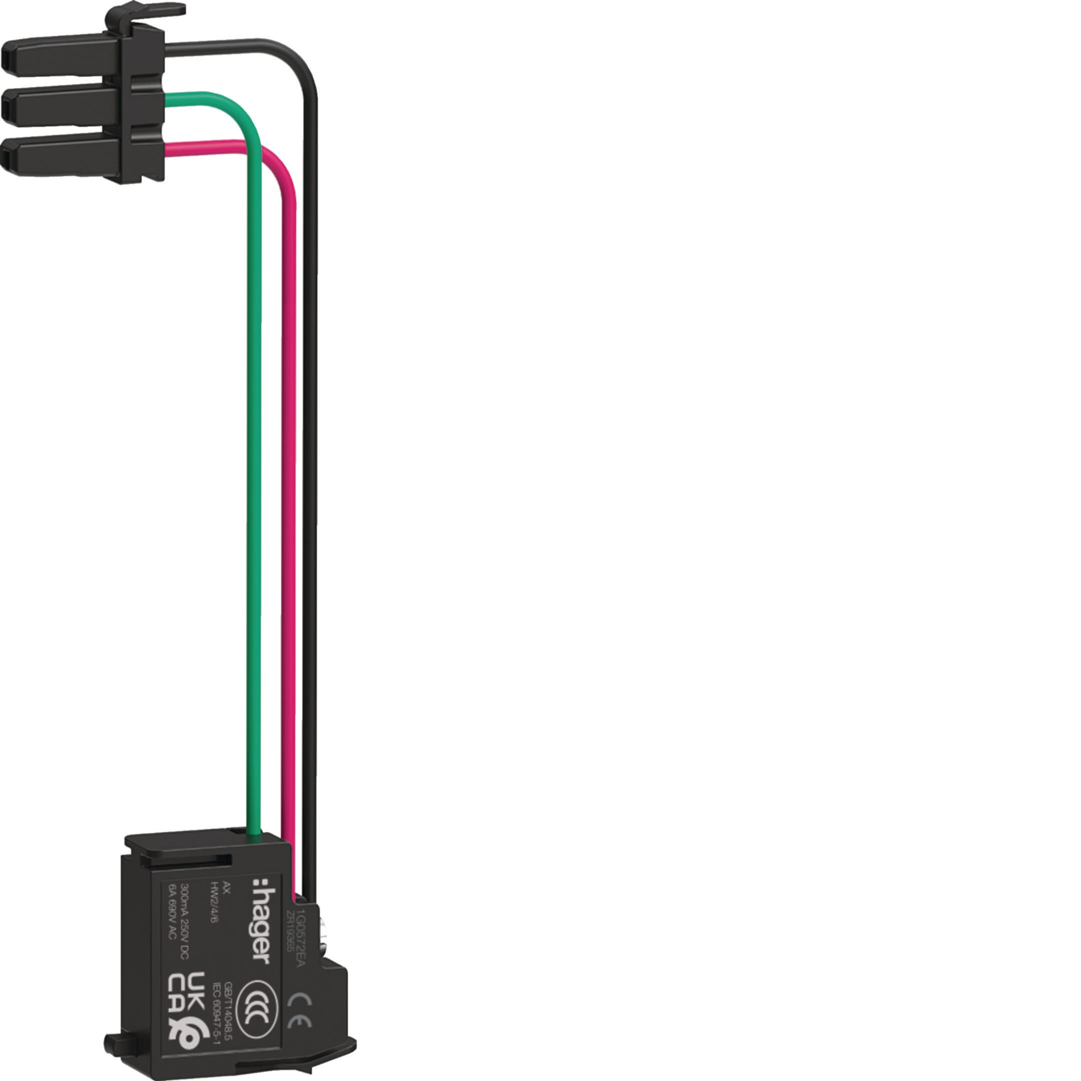 HAGER HAGHWX044H CONTATTO AUX STANDARD HW2/4