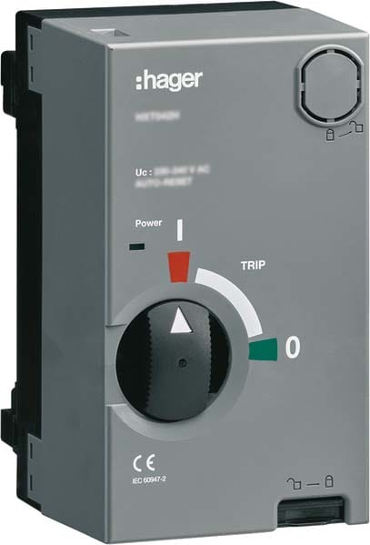 HAGER - HAGHXT045H COM MOTORE P250 200-220VAC/DC AUTORESET