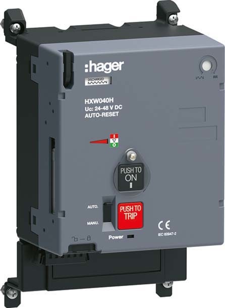 HAGER HAGHXW040H COMANDO MOTORE P630 24-48VDC AUTORESET