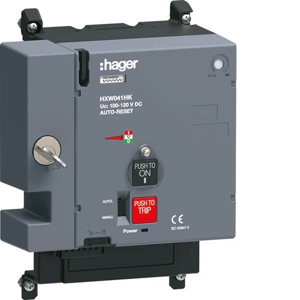 HAGER HAGHXW041HK COM MOT P630 100-120VDC AUTRES/CHIAVE