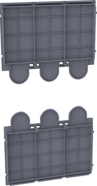 HAGER HAGHYW050H SET 2 SETTI ISOLANTI RETRO CALOT HYW021H