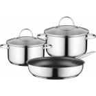 Siemens Hausgerate SIZHZ9SE030 Kochgeschirr-Set best aus 2 TApfen + 1