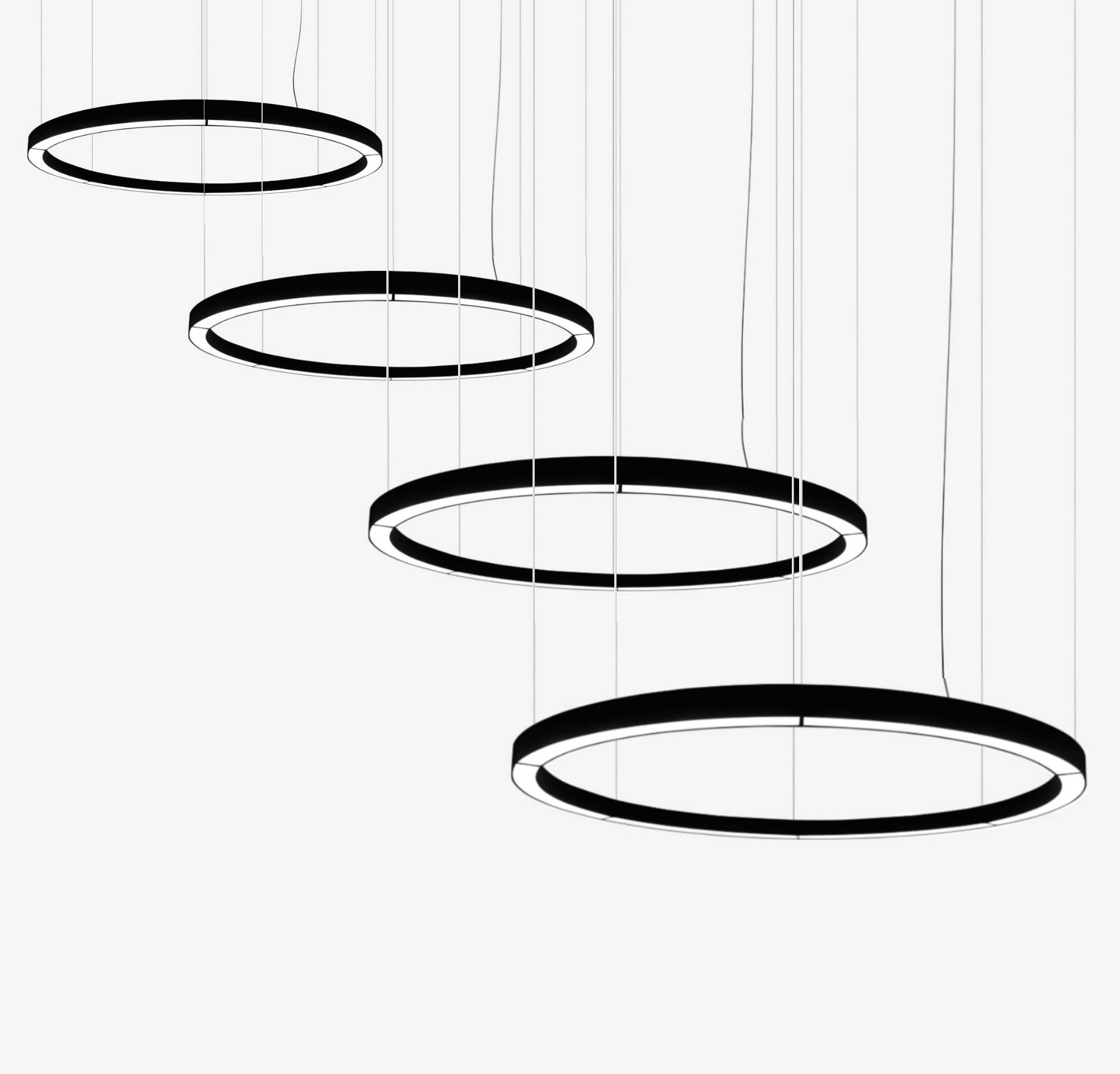 EXENIA SRL - EXE358526552 HOLA DIR/IND L 130+65W DALI NERO 8530