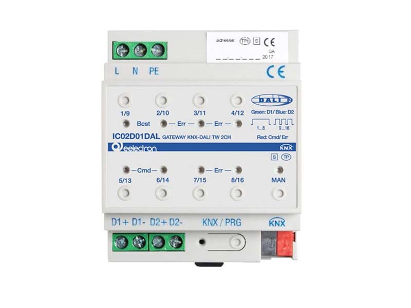 EELECTRON SPA EEXIC02D01DAL KNX DALI GATEWAY 2 CANALI