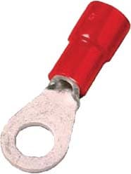 INTERCABLE SRL - INRICIQ105 TERMINALE ISOLATO 10MM M5 ROSSO