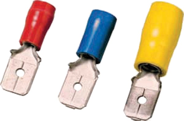 INTERCABLE SRL INRICIQ168FSPC INNESTO MASCHIO ROSSO 6,3X0,8 ISOLATO PC