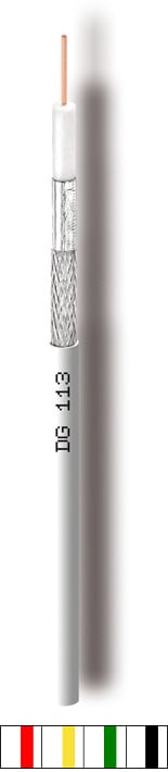 ITALIANA CONDUTTORI ICODG113-100 CAVO COAX DG113 SHR 6X100 M