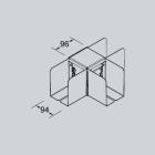 IDEALLUX IDXAGL20-T ALGEBRA SYSTEM GIUNTO ANGOLARE 3 VIE