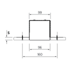 IDEALLUX IDXAGS-TR ALGEBRA SYSTEM STAFFA INSTALLAZ. TRIMLES