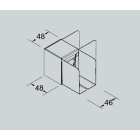 IDEALLUX - IDXAMS20-L ALGEBRA SYSTEM MICRO GIUNTO ANGOLARE 90