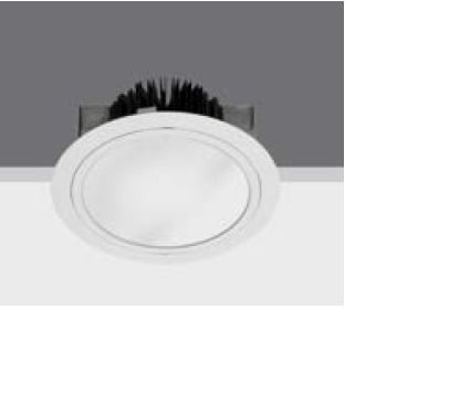 IDEALLUX IDXCLK51SN01 CLOCK LED S 45 5W 6350LM 4000K CAE BIANC