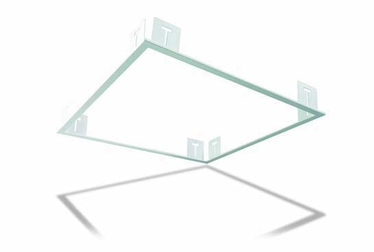 IDEALLUX IDXTLC3 TELAIO PER CONTROSOFFITTI 595X595MM