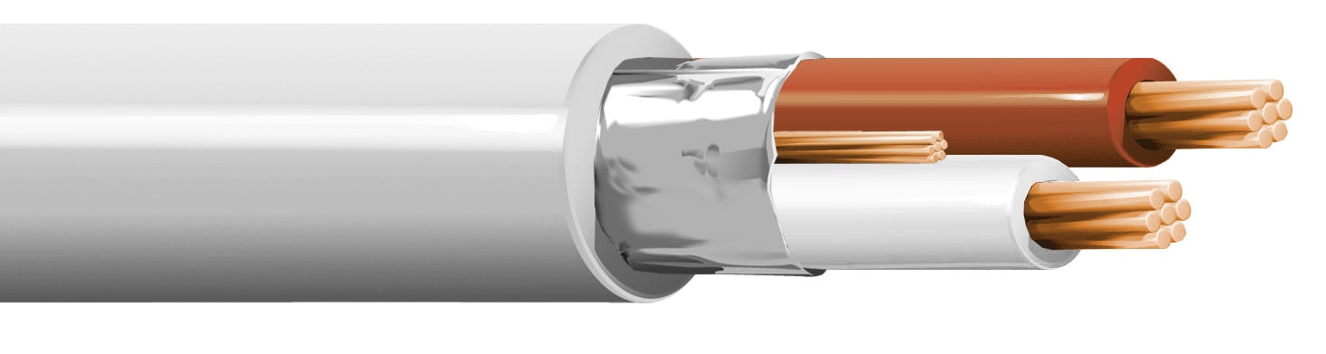 ITC INDUSTRIA TECNIC - ITCIC-02BAB500 2X0,22 PVC BIANCO BOB.500 CCA-S3,D1,A3