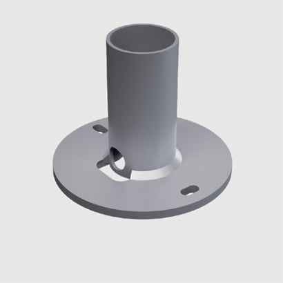 IGUZZINI ILLUMINAZI IGZ3.6160.015.0 ATTACCO APPLIQUE IN FERRO ZINC. PER WOW