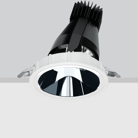 IGUZZINI ILLUMINAZI IGZ3.N106.739.0 REFLEX ORIE.COB D=226 FRAM.N/W.5000LM DA
