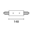 IGUZZINI ILLUMINAZI IGZ3.MXY5.001.0 GIUNTO ALIMENTAZ.DIRETTO PER BINARIO INC