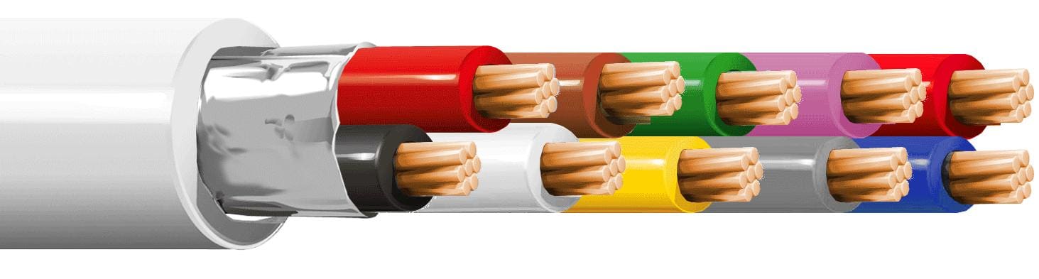 ITC INDUSTRIA TECNIC ITCIC107BAM100 10X0,22+2X0,75 BIANCO MAT.100 CCA-S3,D1,
