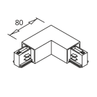 ILMAS SPA - ILA9600A271 GIUNTO L POLARITA EST./TERRA INT. BIANCO