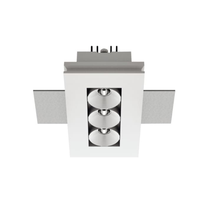 LINEA LIGHT (ILED) ILD64547M45 GYPSUM CELL 10 3L 6WDC 630MA CL3 WH