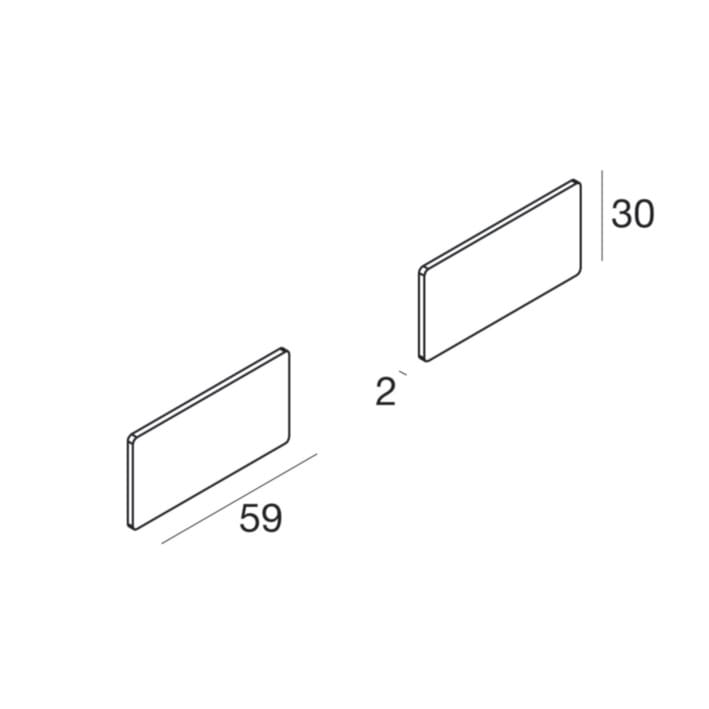 LINEA LIGHT (ILED) - ILD65026 FYLO KIT TAPPI X ART. 65036/65037