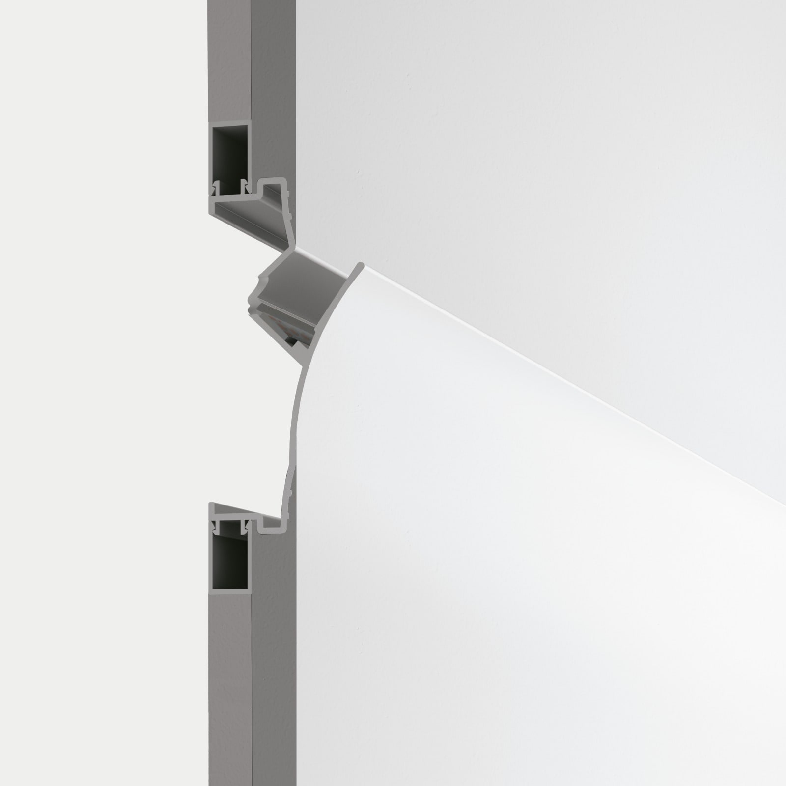 LINEA LIGHT (ILED) ILD65028 FYLO ALU.1 SEMINCAS.126,7X44,5X2000
