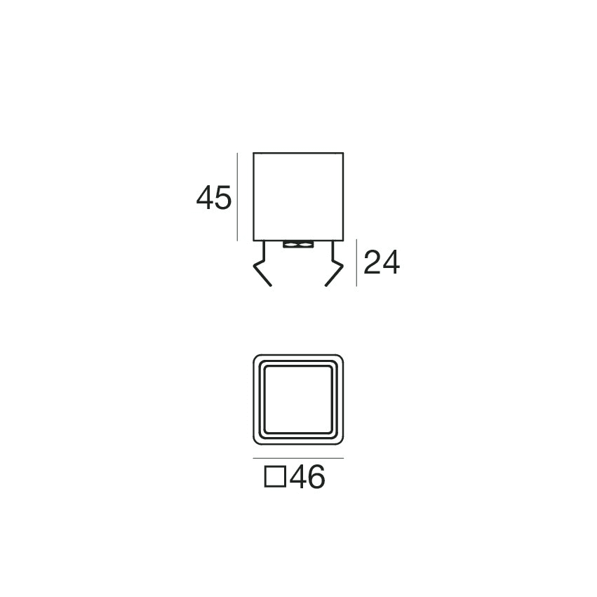 LINEA LIGHT (ILED) - ILD96660N00 CONCENTRICA-Q 13 Q.42 SING.ANEL.VN