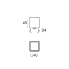 LINEA LIGHT (ILED) - ILD96660N00 CONCENTRICA-Q 13 Q.42 SING.ANEL.VN