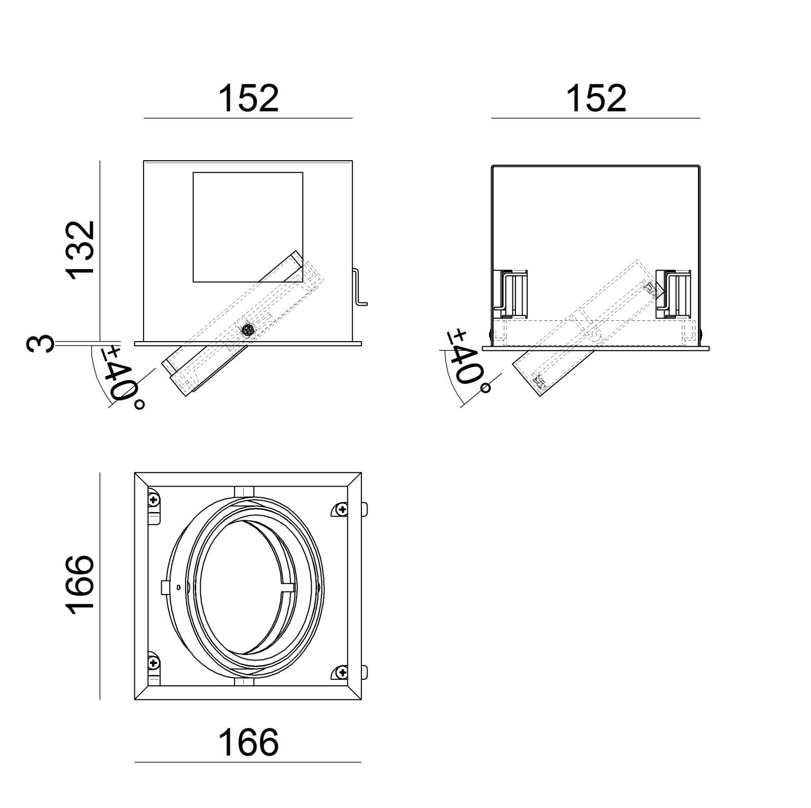 LINEA LIGHT (ILED) - ILD99500 CESTA GRANDE 1X 166X166X132 NG5