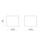 LINEA LIGHT (ILED) - ILD99539 KIT TAPPI PER RUBBER 3D