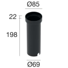 LINEA LIGHT (ILED) ILD99652 CONTROCASSA ABS ORMA D.154X75 MOLLE