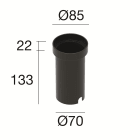 LINEA LIGHT (ILED) - ILD99680 CONTROCASSA SUELO 8W S/DRIVER H.155
