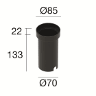 LINEA LIGHT (ILED) ILD99680 CONTROCASSA SUELO 8W S/DRIVER H.155