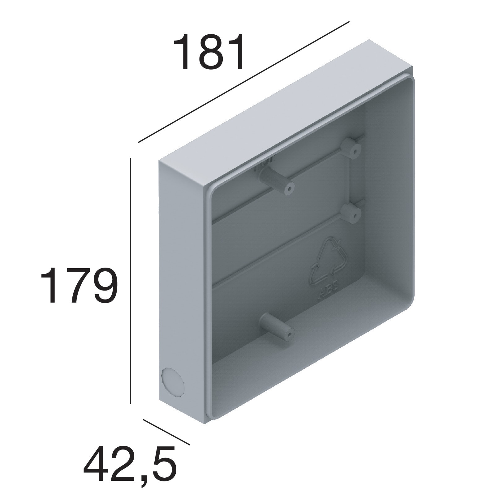 LINEA LIGHT (ILED) ILD99744 CONTROC.ABS ENVELOPE 181X179X43