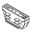 ELCOM SRL - EOW7604-10-W31 GIUNTO LINEARE C/CONTATTI LKM INCASSO BI