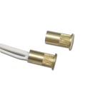 STS ELETTRONICA SRL - STSIM14SF CONTATTO MAGNETICO DA INCASSO IN OTTONE.