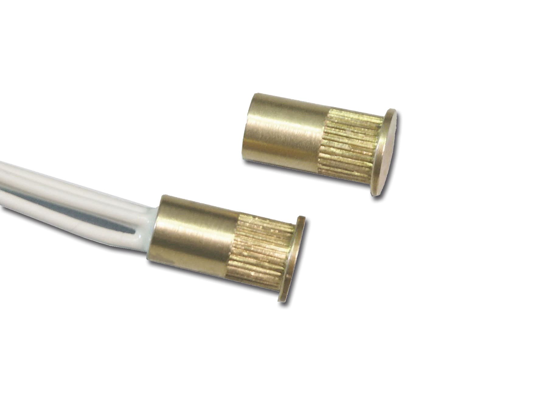 STS ELETTRONICA SRL - STSIM14SF CONTATTO MAGNETICO DA INCASSO IN OTTONE.